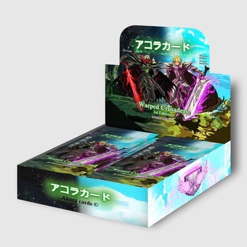 Akora TCG - Warped Crusaders 1st Edition Sealed Case 12x Booster Box