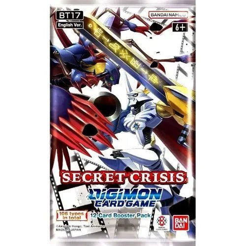 Digimon Card Game Secret Crisis Booster Pack BT17