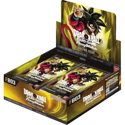 Dragon Ball Super Card Game - Fusion World - Raging Roar [FB03] 12x Booster Box (Sealed Case)