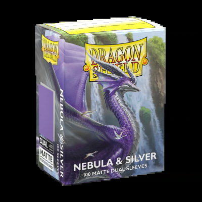 Dragon Shield: Sleeves – Matte Dual – Nebula & Silver — product image 1