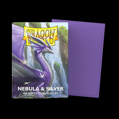 Dragon Shield: Sleeves – Matte Dual – Nebula & Silver — product image 2