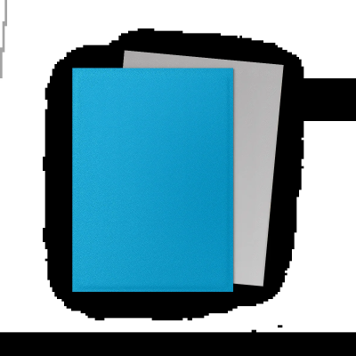 Dragon Shield: Sleeves – Matte Dual – Sky Blue & Silver — product image 3