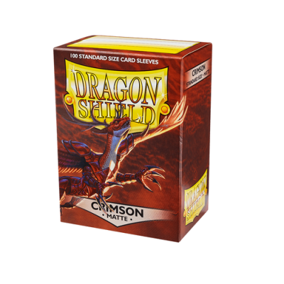 Dragon Shield - Standard Crimson Matte Sleeves 100 pack — product image 1