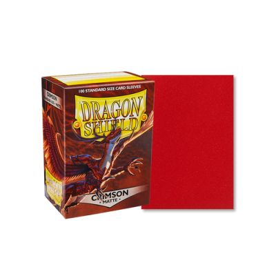 Dragon Shield - Standard Crimson Matte Sleeves 100 pack — product image 3