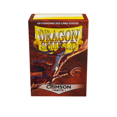 Dragon Shield - Standard Crimson Matte Sleeves 100 pack — product image 4
