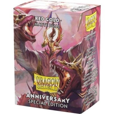 Dragon Shield - Standard Dual Matte - Anniversary Special Edition: Red & Gold — product image 1