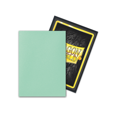 Dragon Shield - Standard Dual Matte Eucalyptus Green Sleeves 100 pack — product image 2