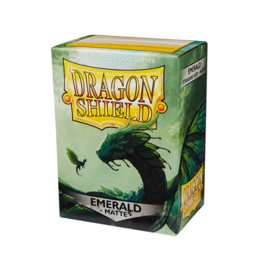 Dragon Shield - Standard Emerald Matte Sleeves 100 pack — product image 1