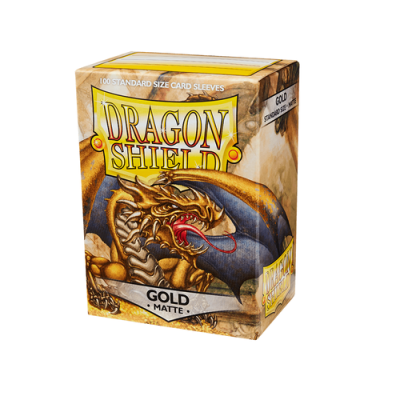 Dragon Shield - Standard Gold Matte Sleeves 100 pack — product image 1