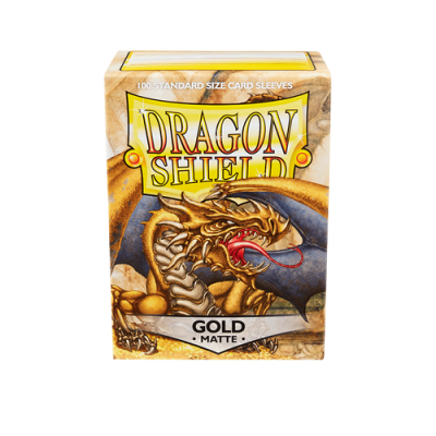 Dragon Shield - Standard Gold Matte Sleeves 100 pack — product image 4