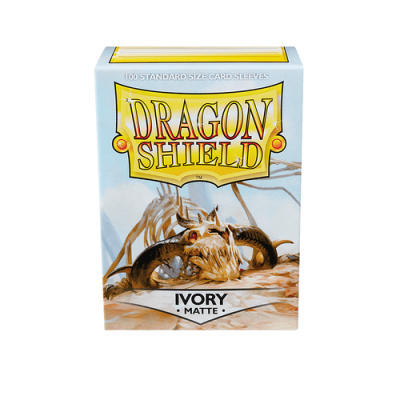 Dragon Shield - Standard Ivory Matte Sleeves 100 pack — product image 3