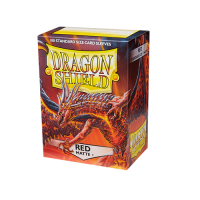 Dragon Shield - Standard Matte Red Sleeves 100 pack — product image 1