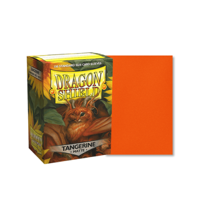 Dragon Shield - Standard Matte Tangerine Sleeves 100 pack — product image 3