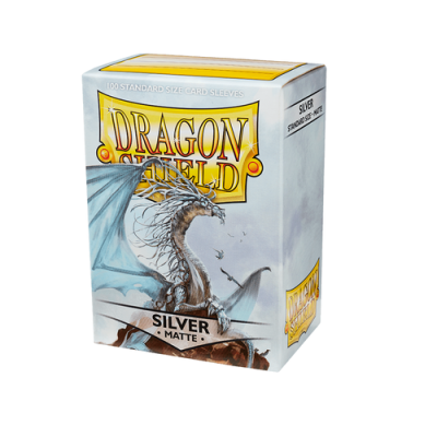 Dragon Shield - Standard Silver Matte Sleeves 100 pack — product image 1