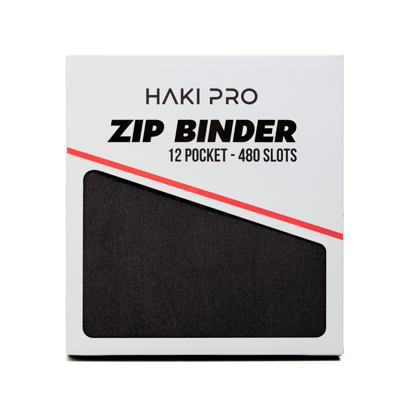 HAKI PRO - Black 12 Pocket Premium Trading Card Binder