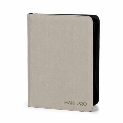 HAKI PRO - Chalk 9 Pocket Premium Trading Card Binder — product image 1
