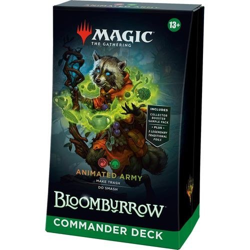 Magic The Gathering | Bloomburrow Commander Deck - Animated Army (Red/Green)