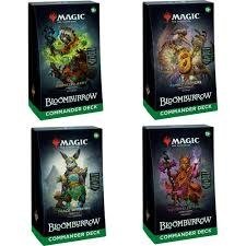 Magic The Gathering | Bloomburrow Commander Deck Display (x4 Full Set)