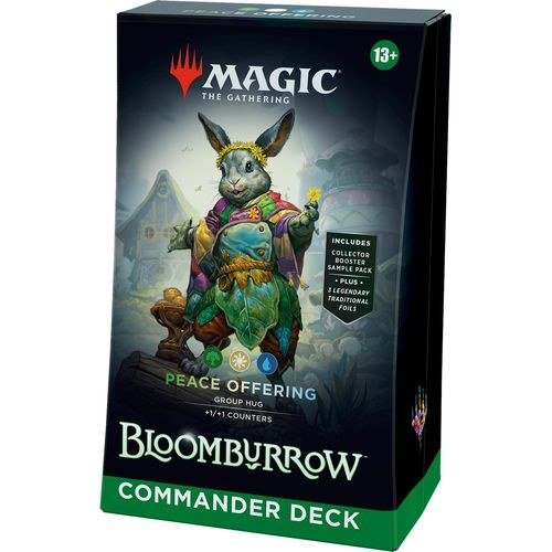 Magic The Gathering | Bloomburrow Commander Deck - Peace Offering (Green/White/Blue)