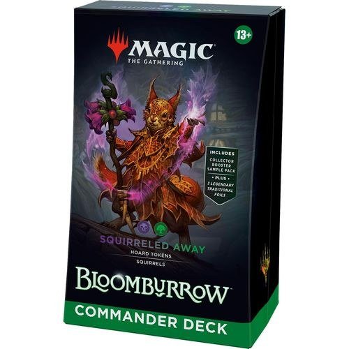 Magic The Gathering | Bloomburrow Commander Deck - Squirreled Away (Black/Green)