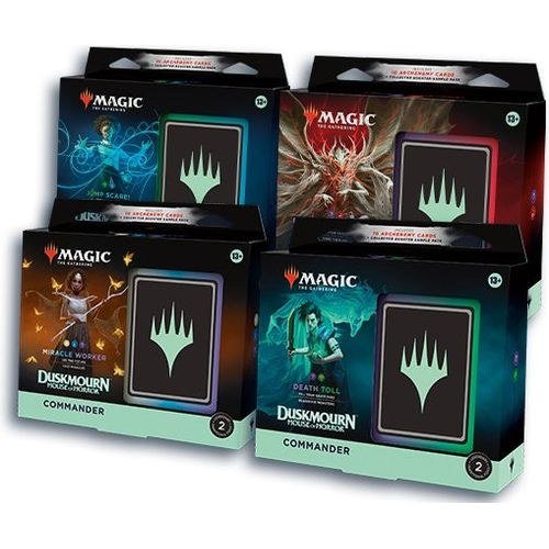 Magic The Gathering | Duskmourn: House of Horror Commander Deck Display (x4 Full Set)