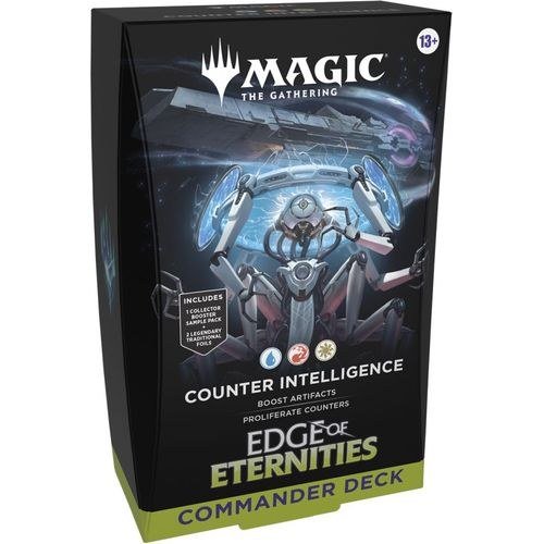 Magic The Gathering | Edge of Eternities - Commander Deck - Counter Intelligence (Blue/Red/White) (Copy)