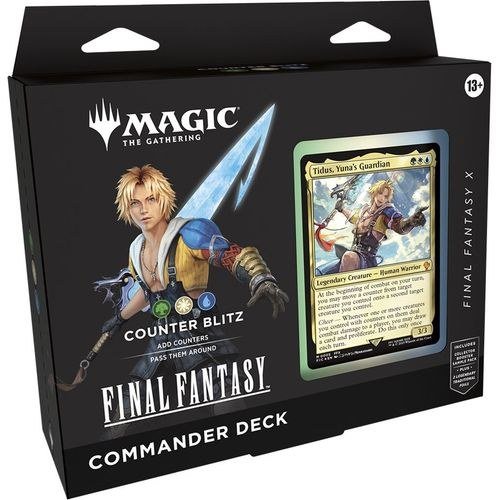 Magic The Gathering | Final Fantasy - Counter Blitz (Green/White/Blue) Commander Deck
