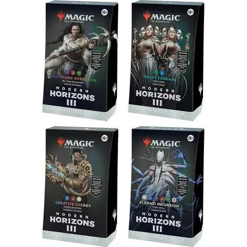 Magic The Gathering | Modern Horizons 3 Commander Deck: Collector Edition Display (All 4 Decks)
