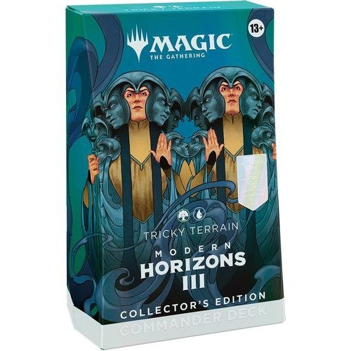 Magic The Gathering | Modern Horizons 3 Commander Deck: Collectors Edition - Tricky Terrain (Green/Blue)