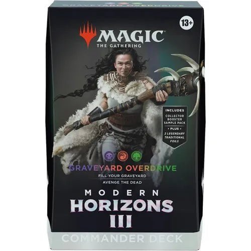 Magic The Gathering | Modern Horizons 3 Commander Deck - Graveyard Overdrive (Black/Red/Green)