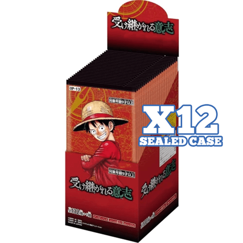 One Piece Card Game - Carrying On His Will OP-13 Booster Box x12 (Sealed Case) [Japanese]