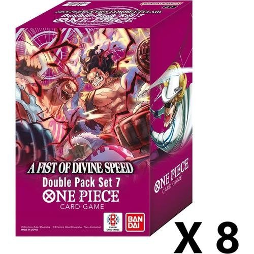 One Piece Card Game - Double Pack Set Vol.7 x8 (Sealed Display) - A Fist of Divine Speed [DP-07]