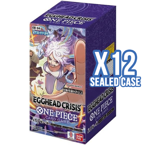 One Piece Card Game - Egghead Crisis EB-04 12x Booster Box (Sealed Case) [Japanese]