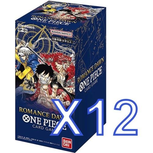 One Piece Card Game - Romance Dawn OP-01 12x Booster Box (Sealed Case) [Japanese]