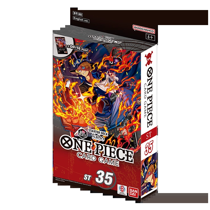 One Piece Card Game: Starter Deck – RED/BLACK Sabo [ST-35]