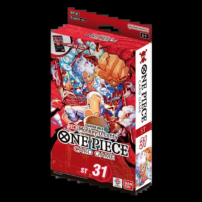 One Piece Card Game: Starter Deck – RED Monkey.D.Luffy [ST-31]