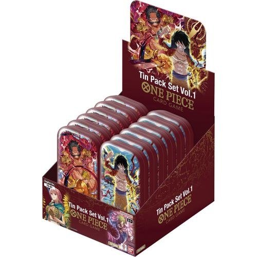 One Piece Card Game - Tin Pack Set – Vol. 1 [TS-01] x12 (Sealed Display)