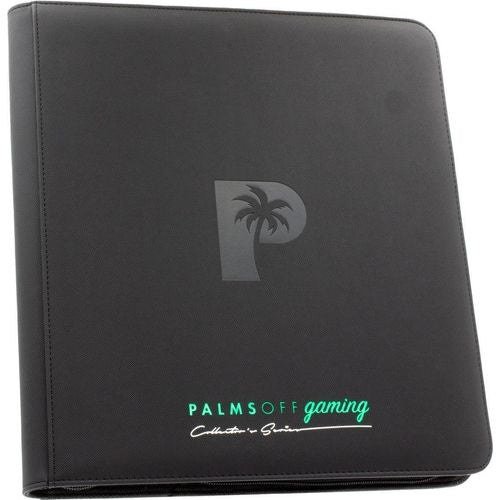 Palms Off Gaming - 12 Pocket Collectors Series Trading Card Binder (Black)