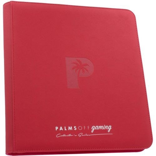 Palms Off Gaming - 12 Pocket Collectors Series Trading Card Binder (Red)