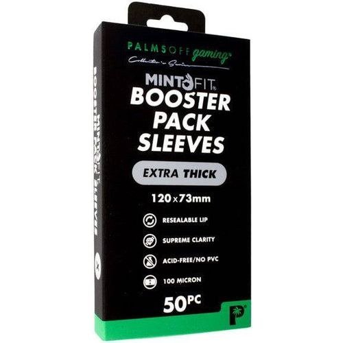 Palms Off Gaming - Booster Pack Mint-Fit Sleeves - Extra Thick 50pc