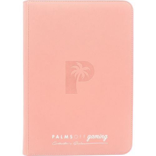 Palms Off Gaming - Collector's Series TOP LOADER Zip Binder - Pink (216 Capacity)