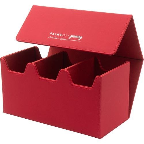 Palms Off Gaming - Red - Collector's Series Graded Card Storage Case – Large