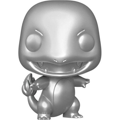 Pokémon - Charmander Silver Metallic 25th Anniversary Pop! Vinyl Figure