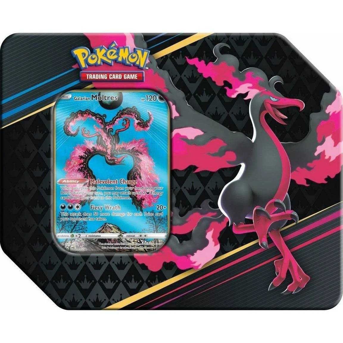 POKÉMON TCG Crown Zenith - Galarian Moltres Tin