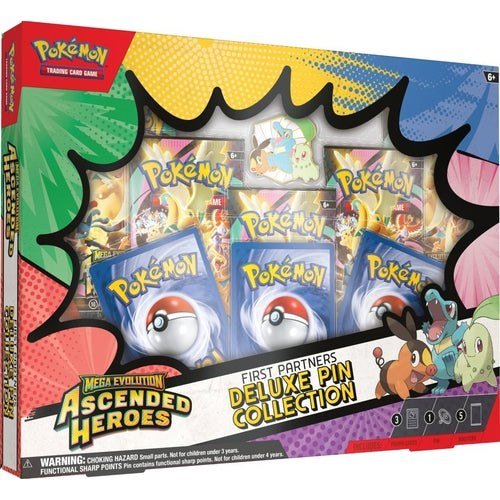 Pokémon TCG: Mega Evolution - Ascended Heroes First Partners Deluxe Pin Collection  (Assorted)