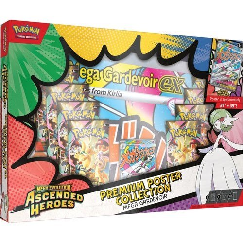 Pokémon TCG: Mega Evolution - Ascended Heroes Premium Poster Collection Box - Mega Gardevoir
