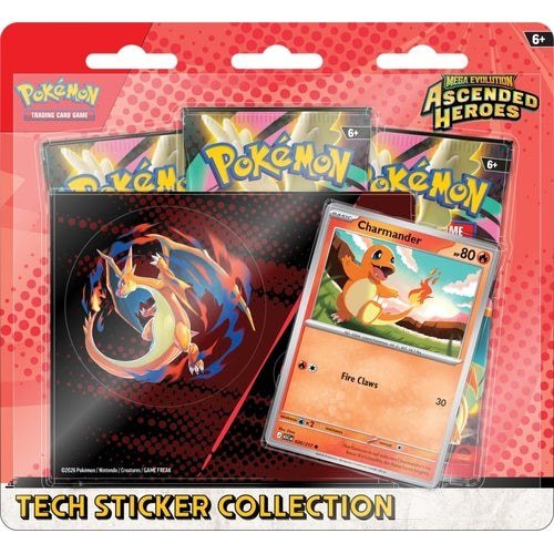 Pokémon TCG: Mega Evolution - Ascended Heroes Tech Sticker Collection - Charmander