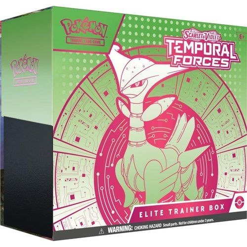 POKÉMON TCG Scarlet & Violet 5: Temporal Forces Elite Trainer Box - Iron Leaves (ETB)