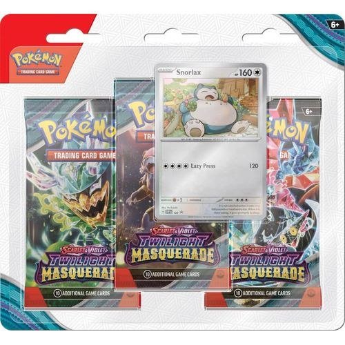 POKÉMON TCG Scarlet & Violet 6: Twilight Masquerade Three Booster Blister