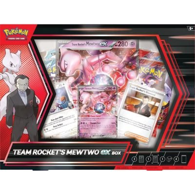 Pokémon TCG: Team Rocket's Mewtwo ex Collection Box — product image 3